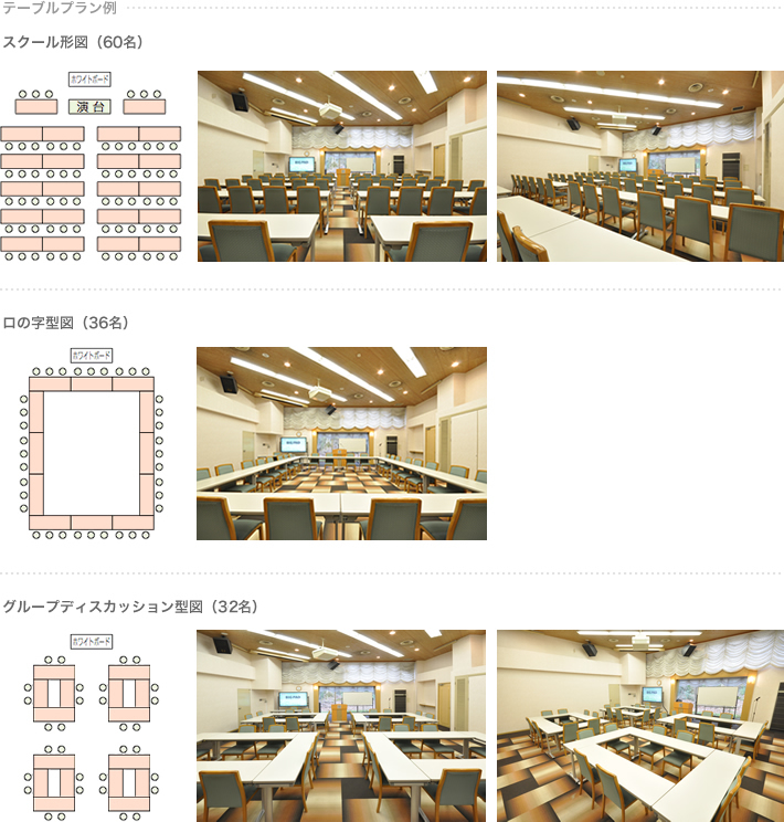 社内会議、研修に最適な会議室