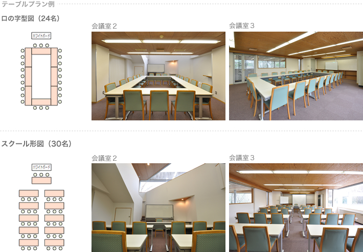 社内会議、研修に最適な会議室